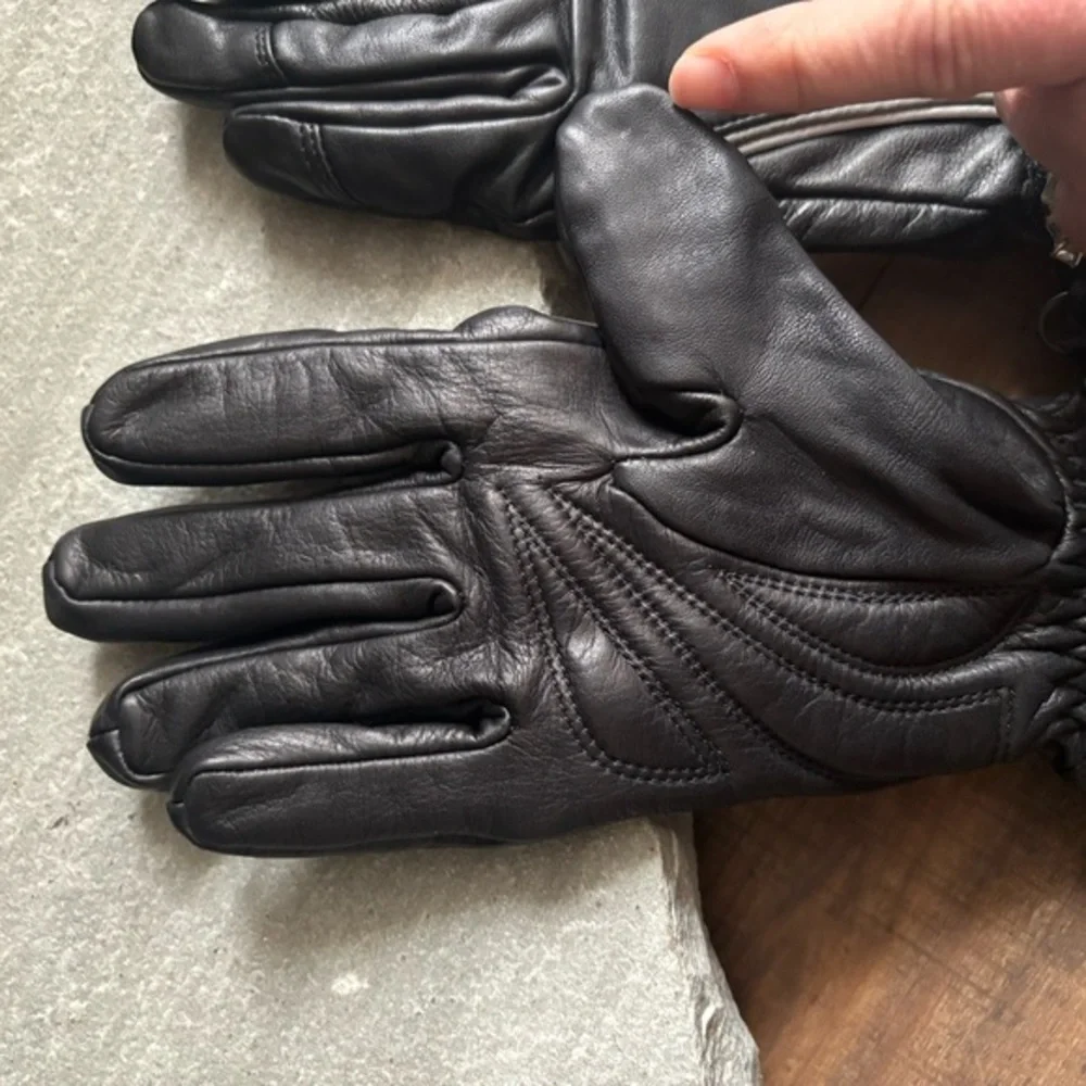 Harley-Davidson Windshielder Gauntlet Black‎ Leather Riding Gloves Women’s Sz XL